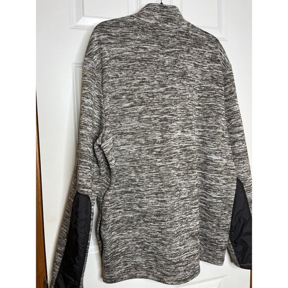 Kavu Heather Gray Full Zip Jacket XL Black on Arms and Pocket - Picture 2 of 9